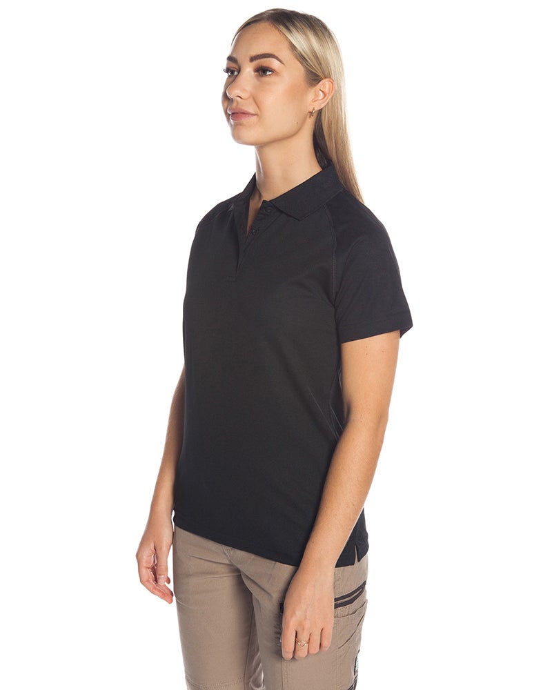 Ladies Sprint Biz Cool Polo - Black