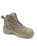 RotoFlex 8553 Mid Zip Side Safety Boot - Stone
