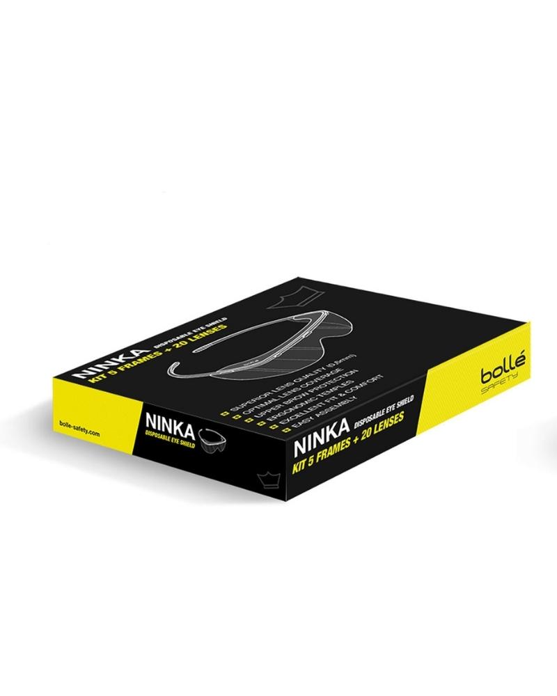 Ninka Mini Kit Pack - 5 Grey Frame + 20 Clear PET Lens - Clear