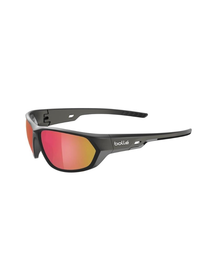 Komet Safety Sunglasses Red Lens - Black