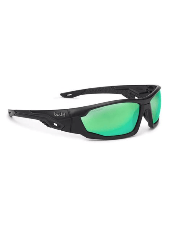 Mercuro Polarised Lens Glasses - Black/Green