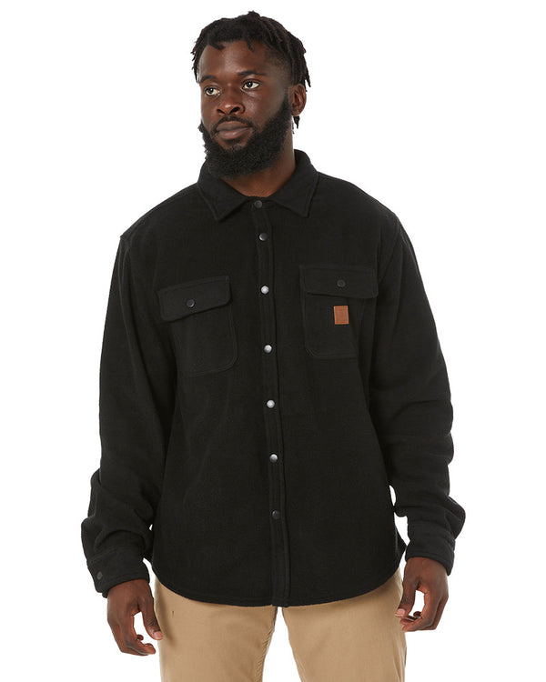 Bowery LS Fleece - Black