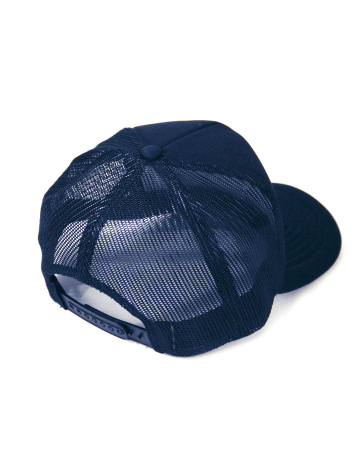 Hi Crown Trucker Cap - Navy