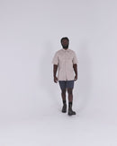 Cotton Stretch Jean Short - Gunmetal Blue