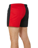 Cotton Harlequin Short - Black/Red
