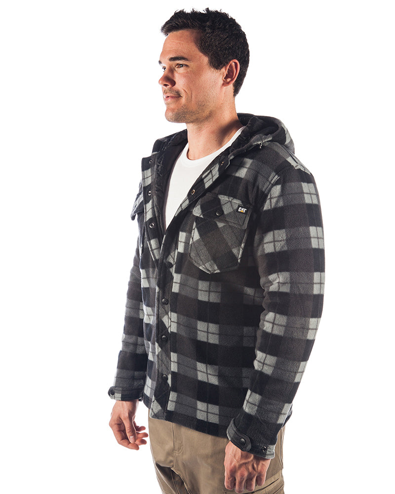 Active Work Jacket - Grey Black Plaid