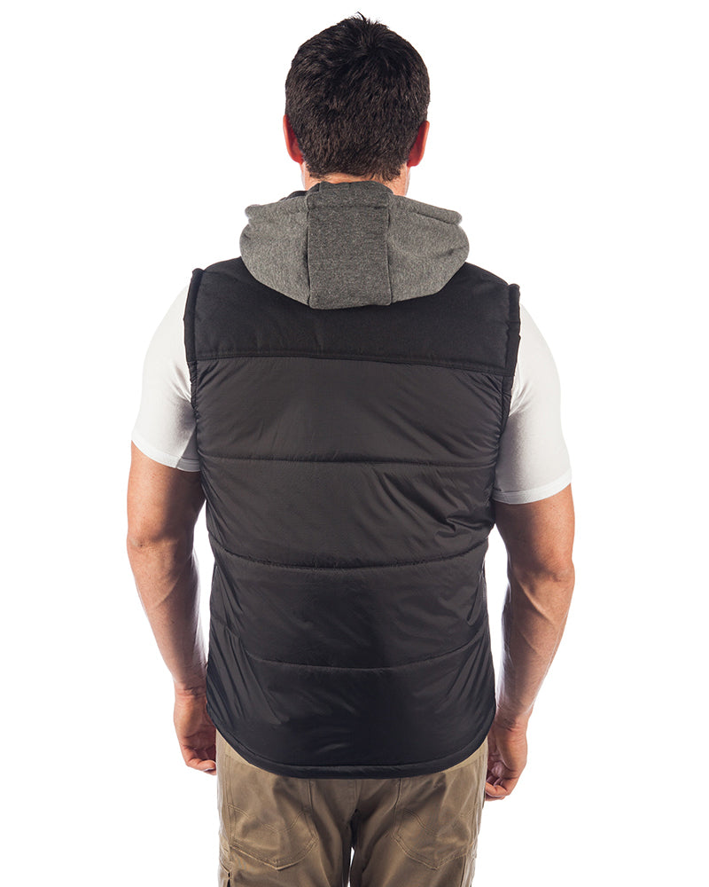 Caterpillar Hooded Work Vest Black Buy Online - Main Image