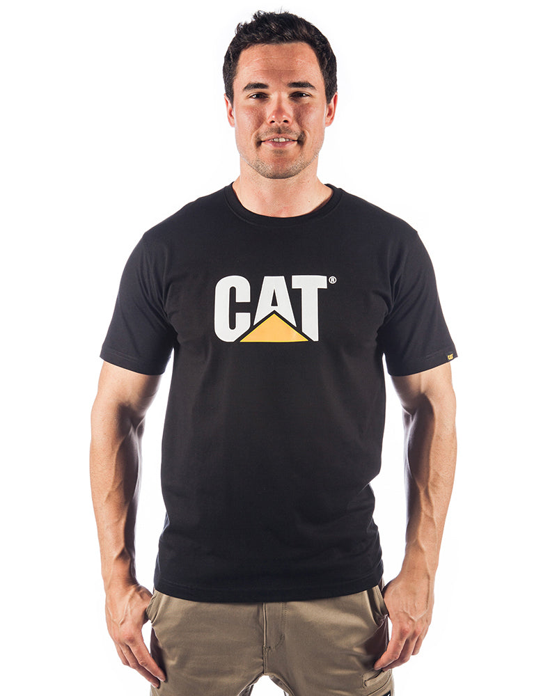 Caterpillar Trademark Logo Tee - Black | Buy Online