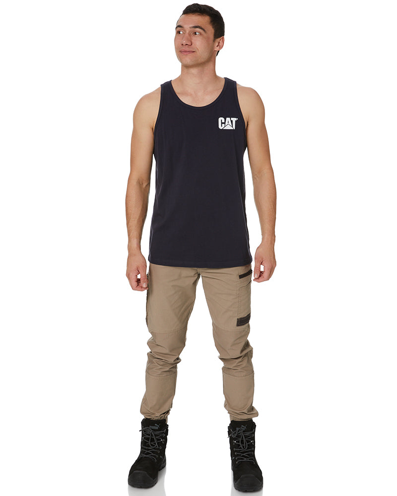 Trademark Singlet - Navy