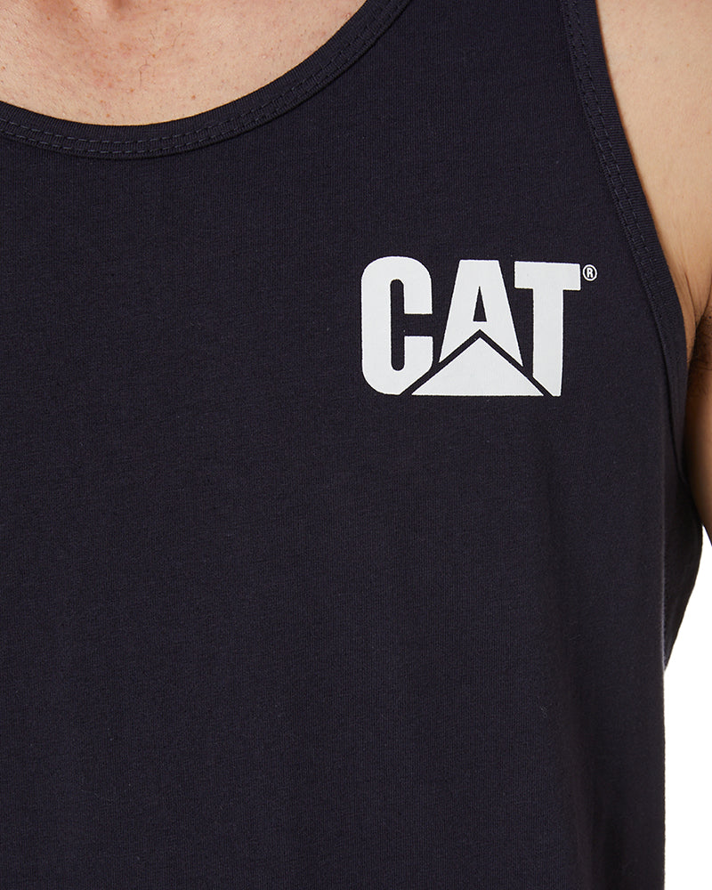 Trademark Singlet - Navy