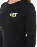 Womens Trademark Banner LS Tee - Black