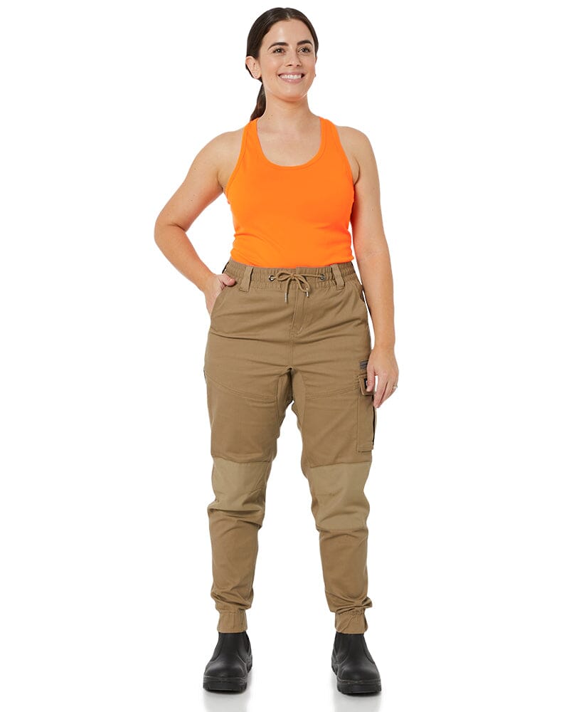 Womens Cuffed Dynamic Pant - Khaki