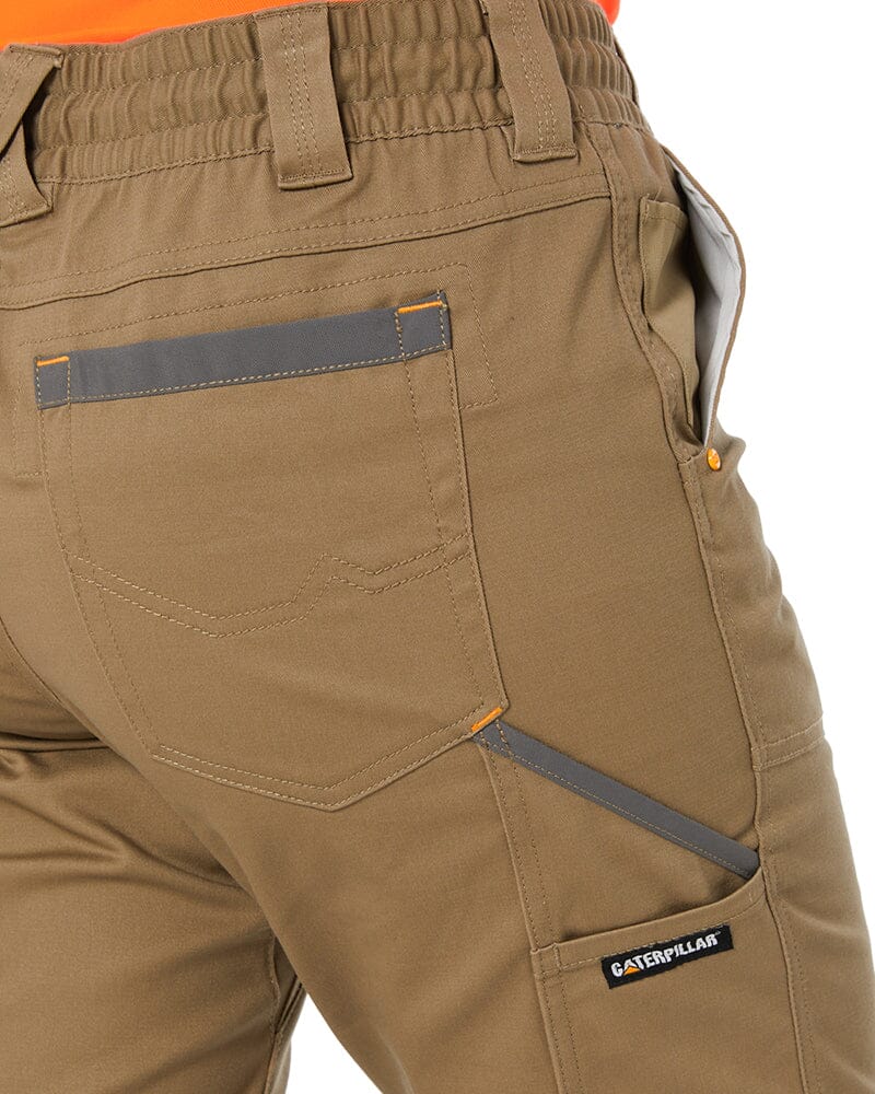 Womens Cuffed Dynamic Pant - Khaki