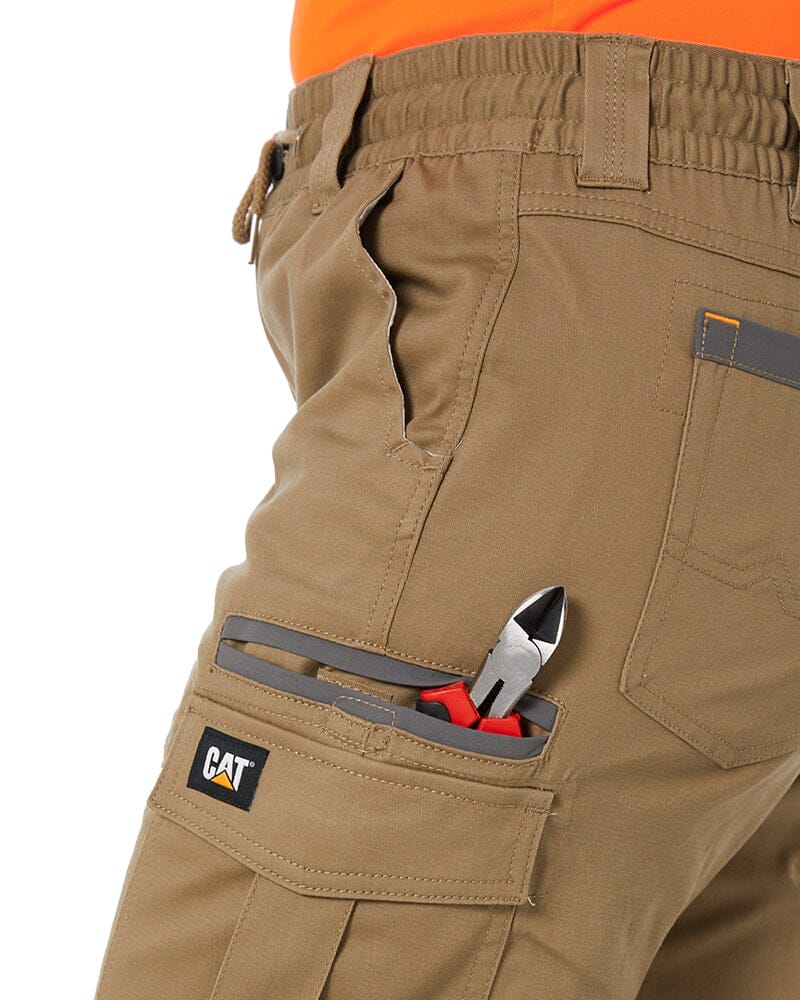 Womens Cuffed Dynamic Pant - Khaki