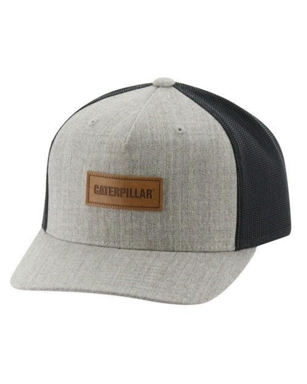 Patch Flat Bill Cap - Light Heather Grey