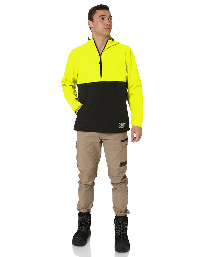 Trade Packable Anorak - Yellow/Navy