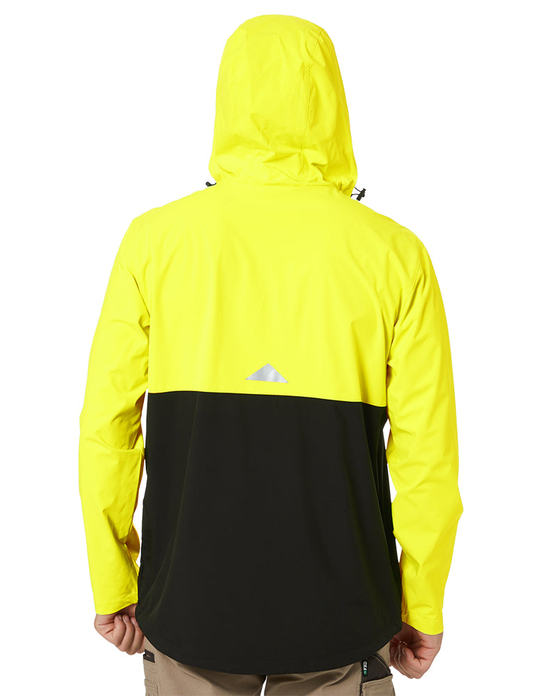 Trade Packable Anorak - Yellow/Navy