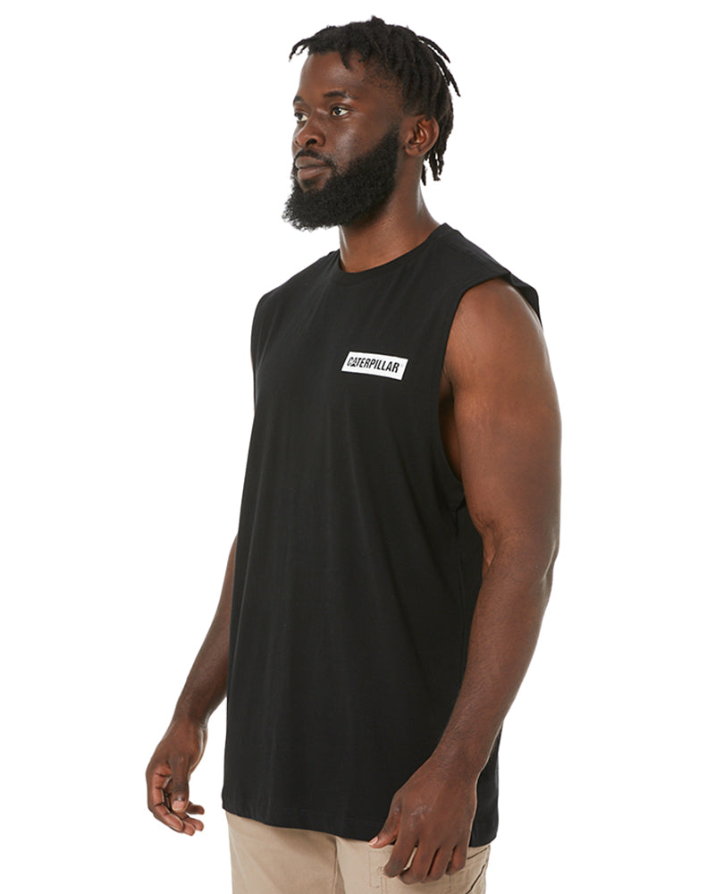 Icon Muscle Tee - Black