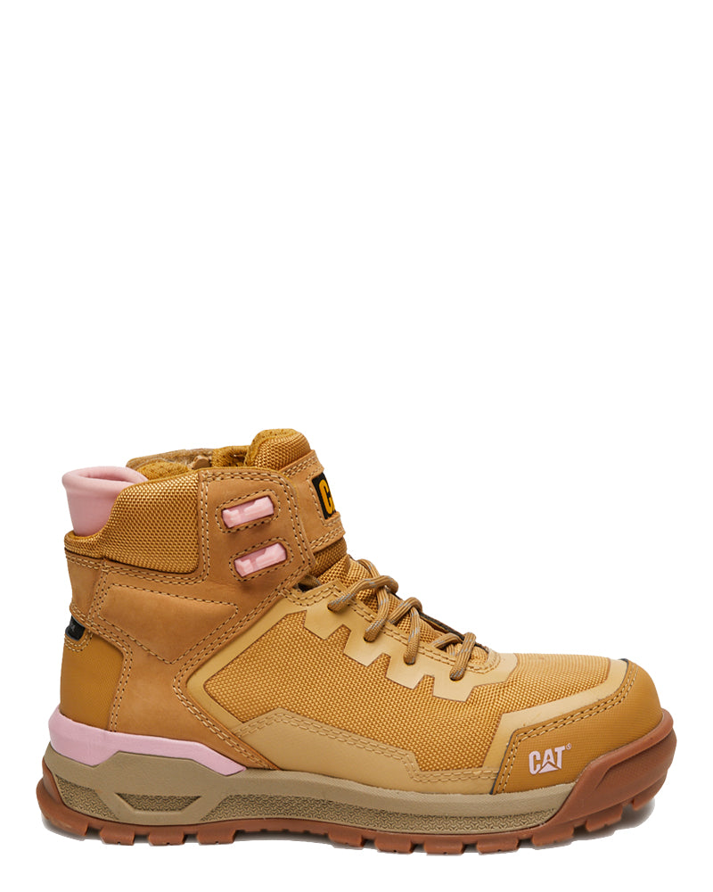 Caterpillar Womens Propulsion Zip Side Safety Boot Honey Buy Online