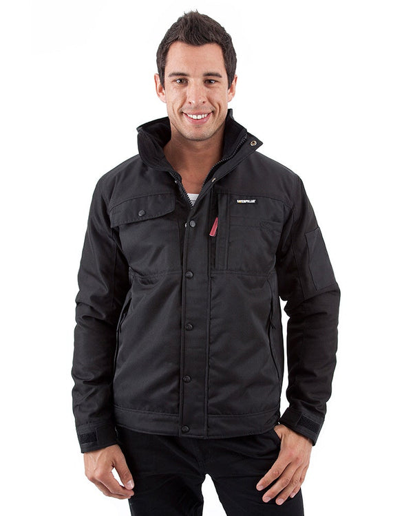 Insulated Twill Jacket - Black