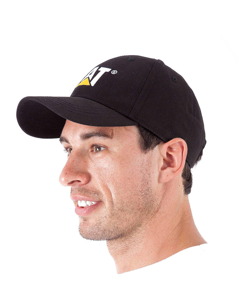 Caterpillar Berretto Baseball Uomo, Flexfit, Twill Cotone E Spandex, Logo Ricamato, Vestibilità Universale
