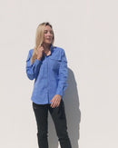 Womens X Airflow Ripstop LS Shirt  - Blue