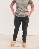 WP-3W Ladies Stretch Work Pants - Black