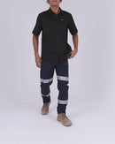 Taped Stretch Pants - Navy