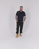 Cuffed Stadium Pant - Black