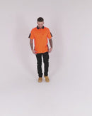 Hi-Vis Galaxy Sublimated Polo - Orange/Navy