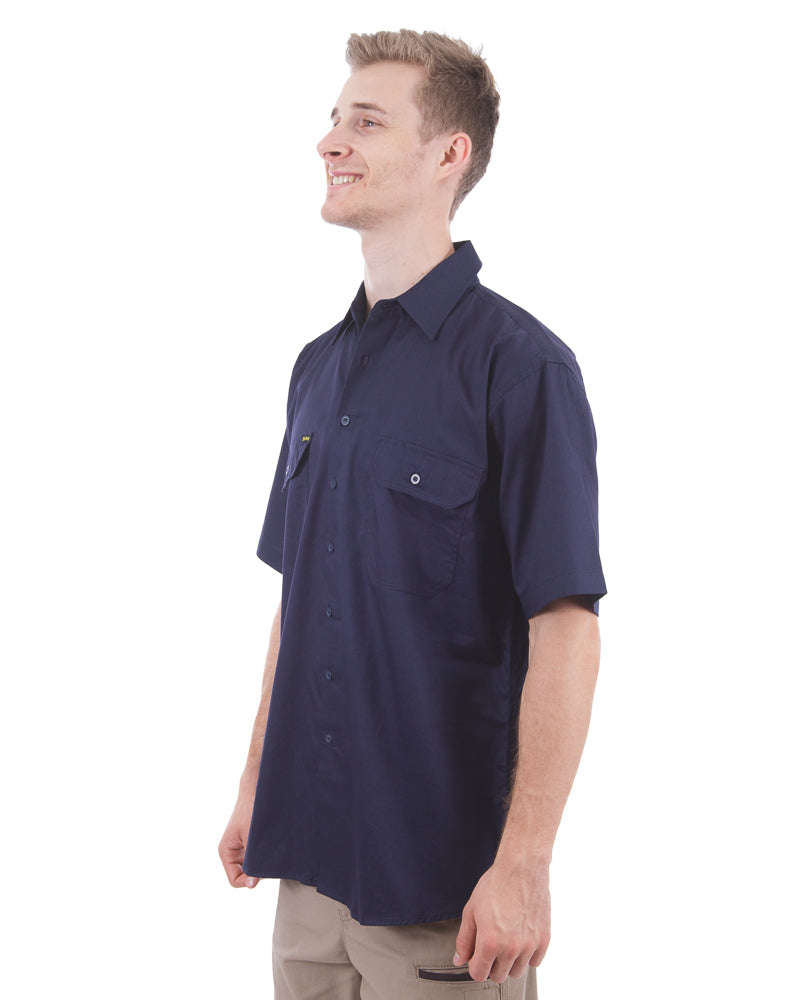 Cool Lightweight Drill Shirt SS - Navy