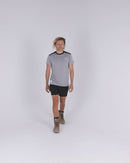 Flex and Move 4-Way Stretch Elastic Waist Short - Black