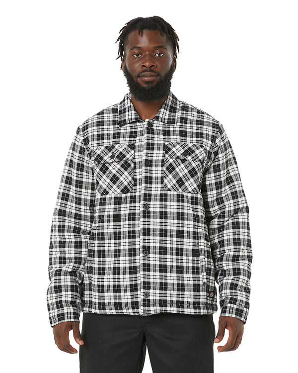 Midwest Flannelette Shacket - White