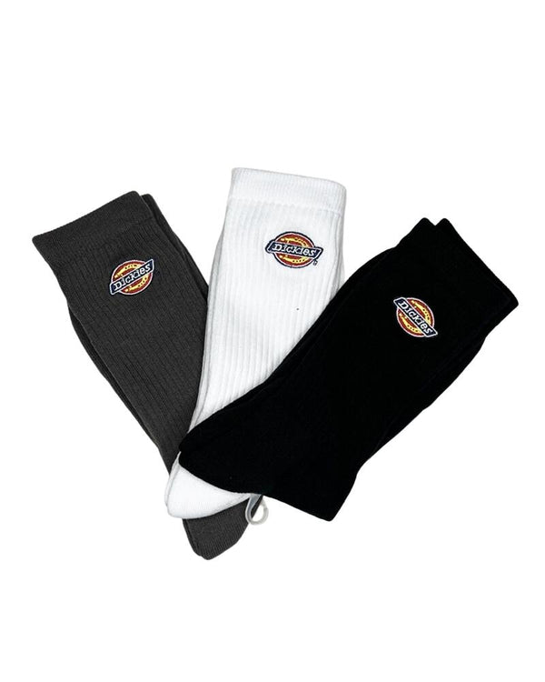 H.S Rockwood 3 Pack Socks - Black/White/Charcoal
