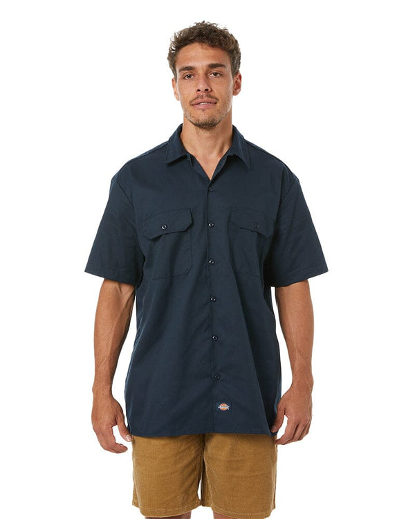 1574 Short Sleeve Work Shirt - Dark Navy