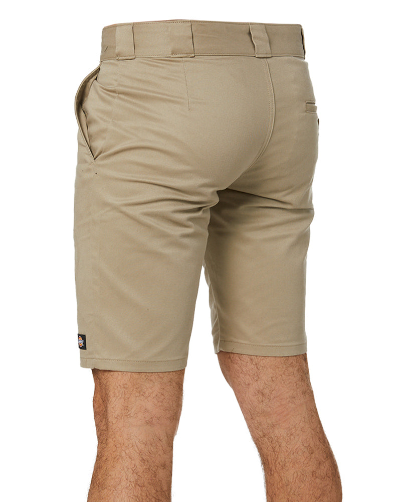 Mens slim shop fit work shorts