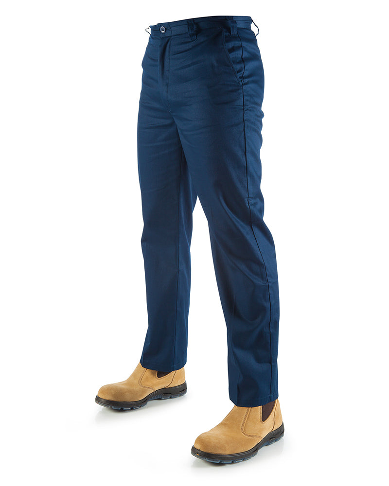 Lightweight Cotton Work Pants - Navy