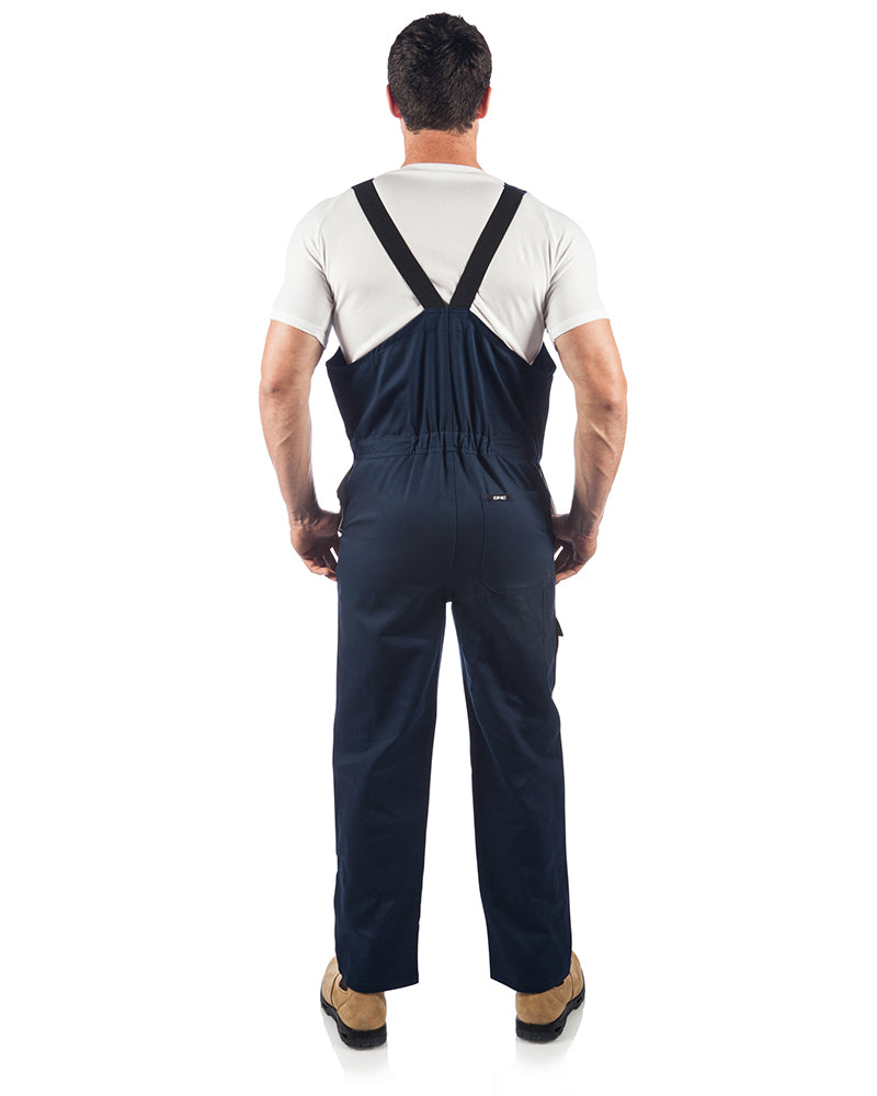 Cotton Drill Action Back Overall - Navy