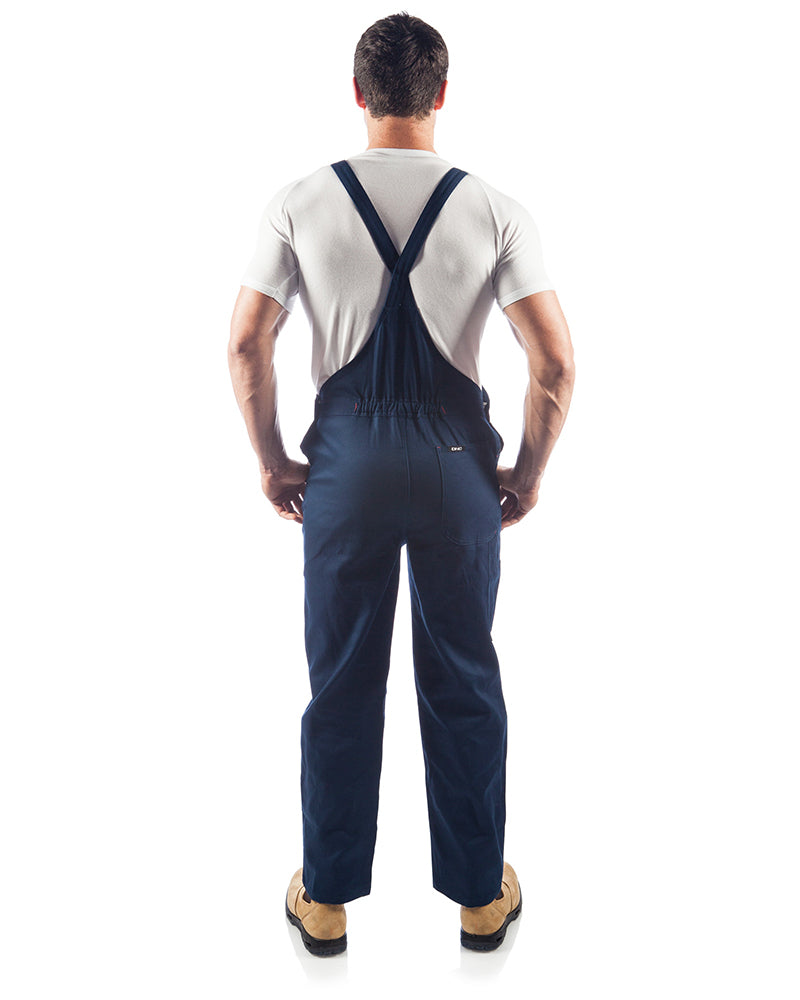 Cotton Drill Bib And Brace Overall - Navy