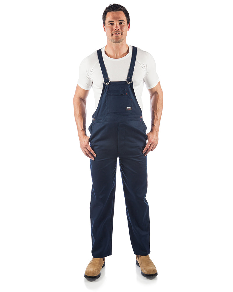 Cotton Drill Bib And Brace Overall - Navy
