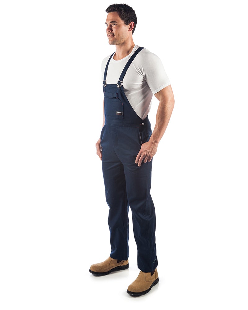 Cotton Drill Bib And Brace Overall - Navy