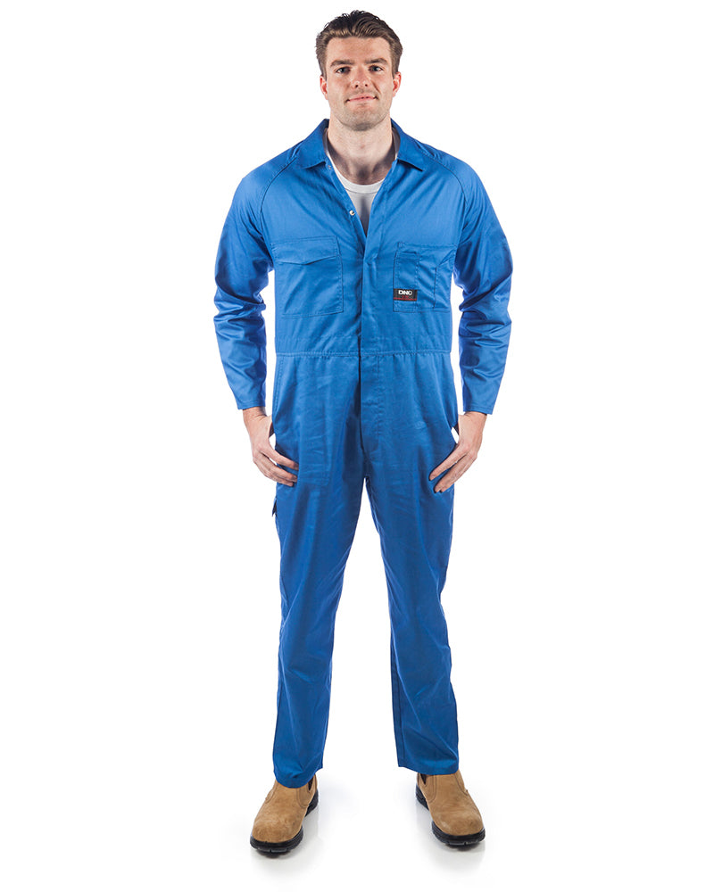 Polyester Cotton Coverall - Medium Blue
