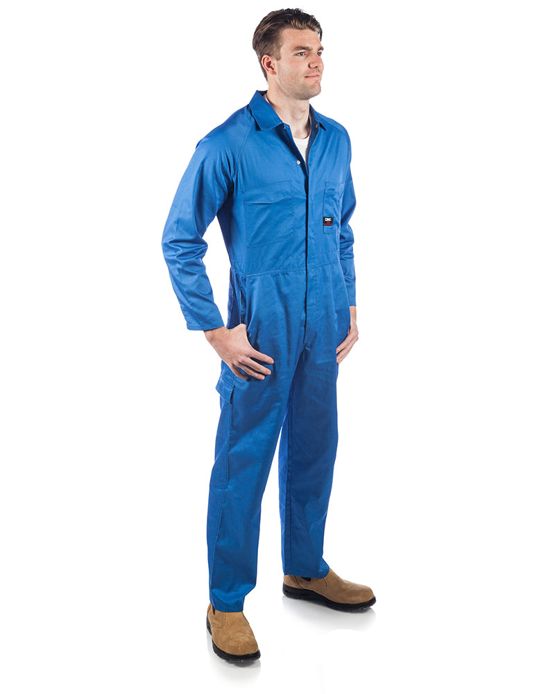 Polyester Cotton Coverall - Medium Blue