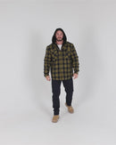 Quilted Flannel Jacket - Mustard