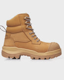 Womens RotoFlex 8860 High Zip Side Safety Boot - Wheat