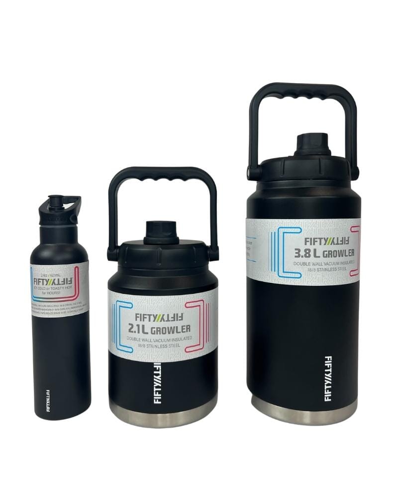 2.1L Tank Growler - Black