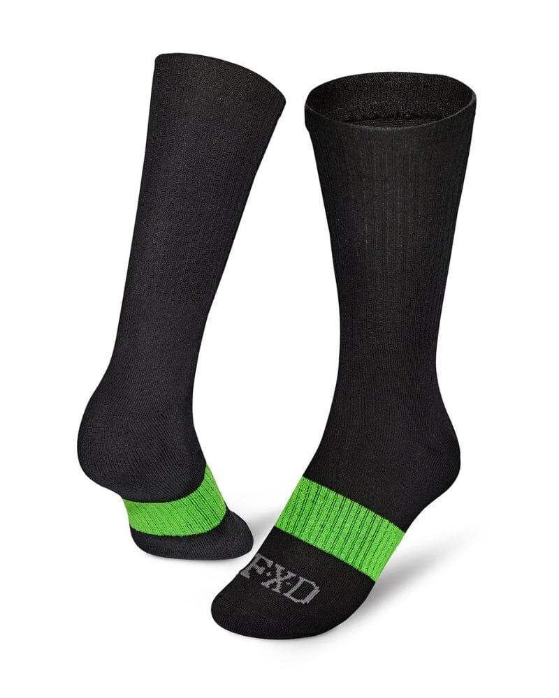 FXD SK-6 5PK Crew Socks - Black | Buy Online