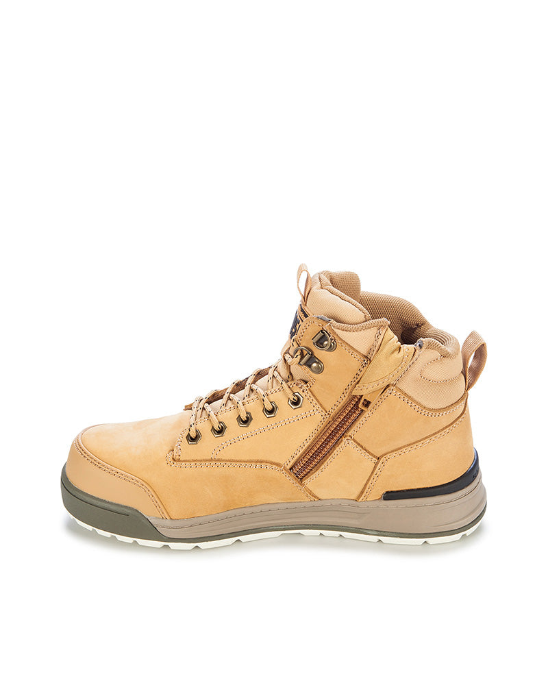 3056 O2 Lace Pump Up Composite Toe Safety Boot - Wheat