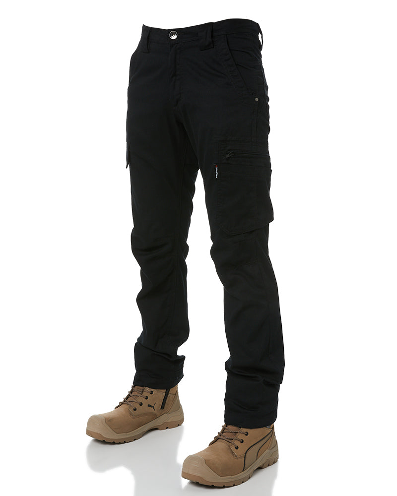 Narrow Summer Tradie Pant - Black