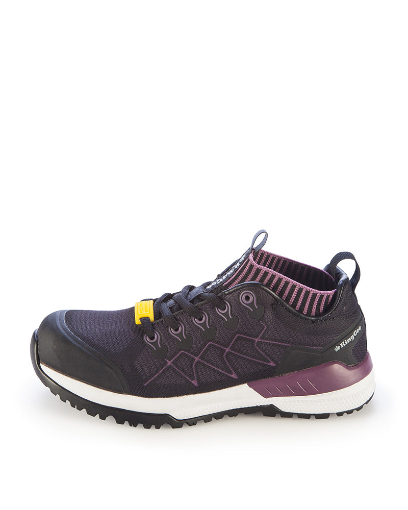 Womens Vapour Safety Shoe - Blackberry